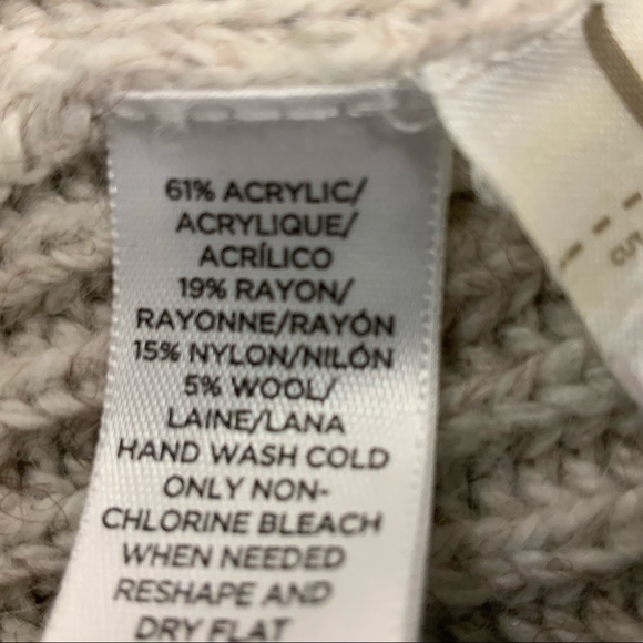 Lou & Grey Ribbed Knit Open Front Cardigan Size XS - Picture 3 of 4